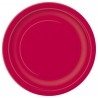 Piros papír tányér