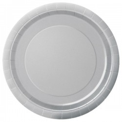 Ezüst papír tányér