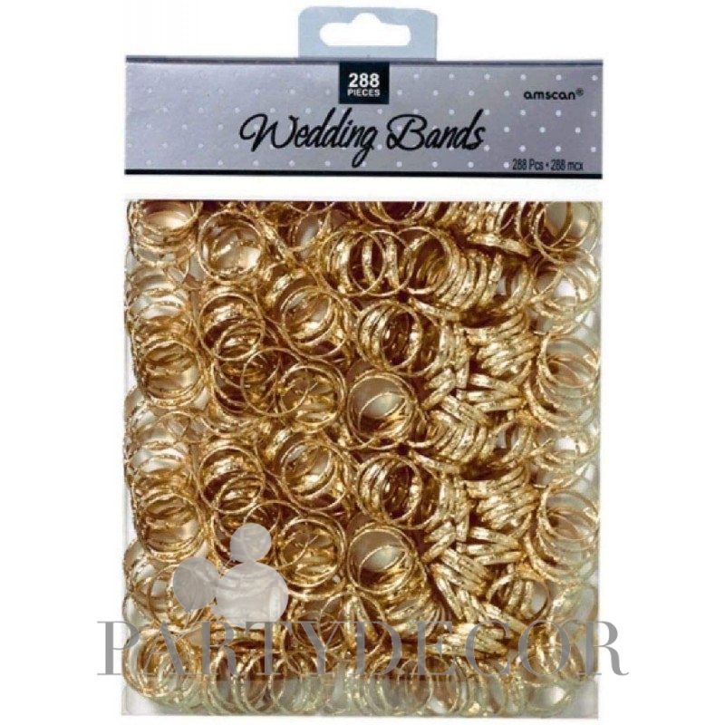 Arany Karikagyűrű Esküvői Asztaldekoráció - 288 db-os