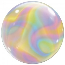 Színes irizáló héliumos gömb lufi