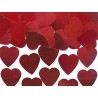 Piros szív konfetti - 2,5 cm-es