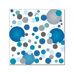 Lufi nehezék - környezetbarát - kék konfetti mintás