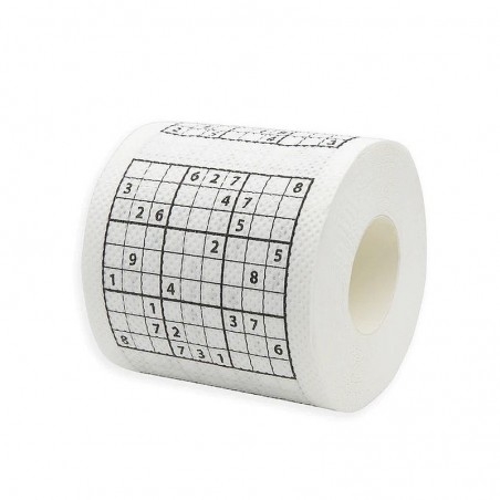 Sudoku wc papír vicces ajándék
