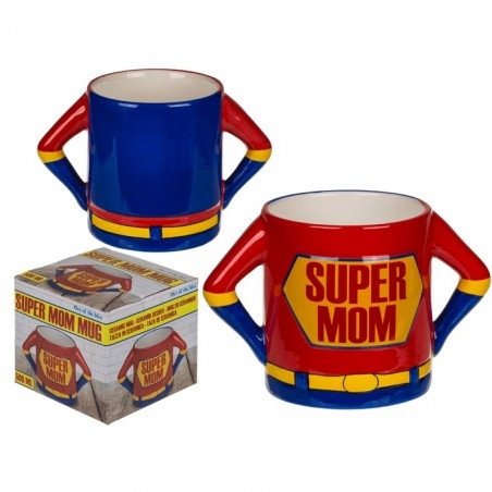 Super Mom feliratos bögre anyák napjára