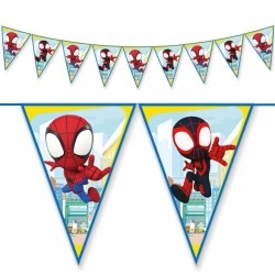 Póki - Spidey zászlófüzér szülinapi dekoráció