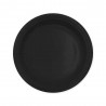 Fekete parti tányér 6 db