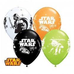 Star Wars - Darth Vader és Yoda 28 cm-es gumi lufi