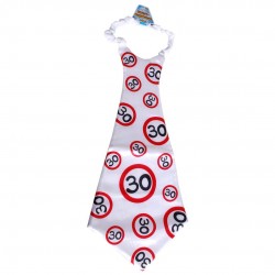Óriás születésnapi sebességkorlátozó nyakkendő 30. születésnapra