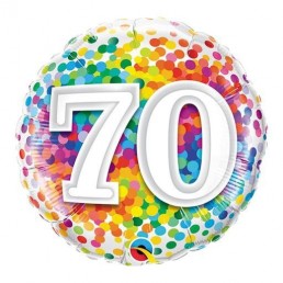 70-es számos születésnapi lufi